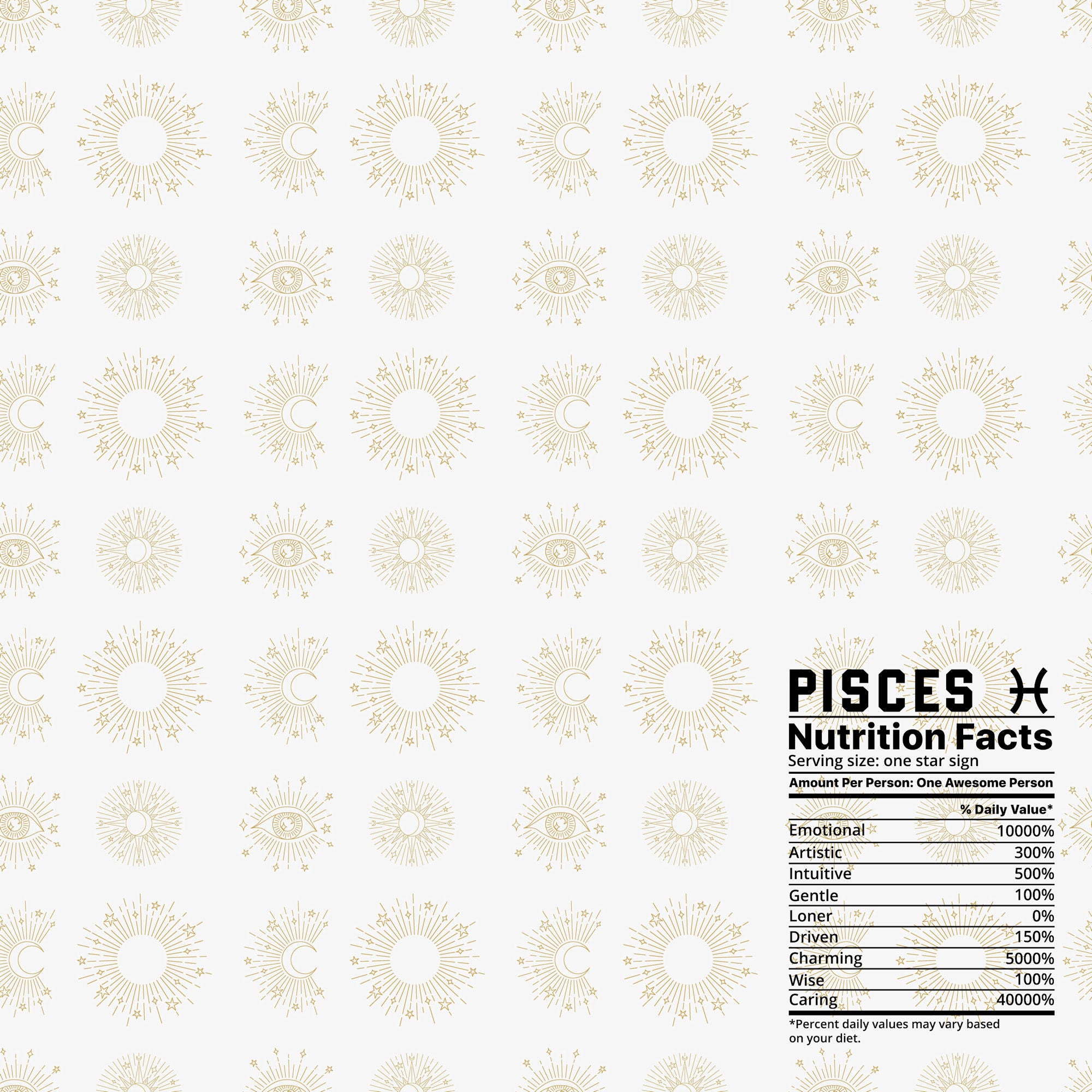Astrology Collection Pisces 12 x 12 Double-Sided Scrapbook Paper by SSC Designs