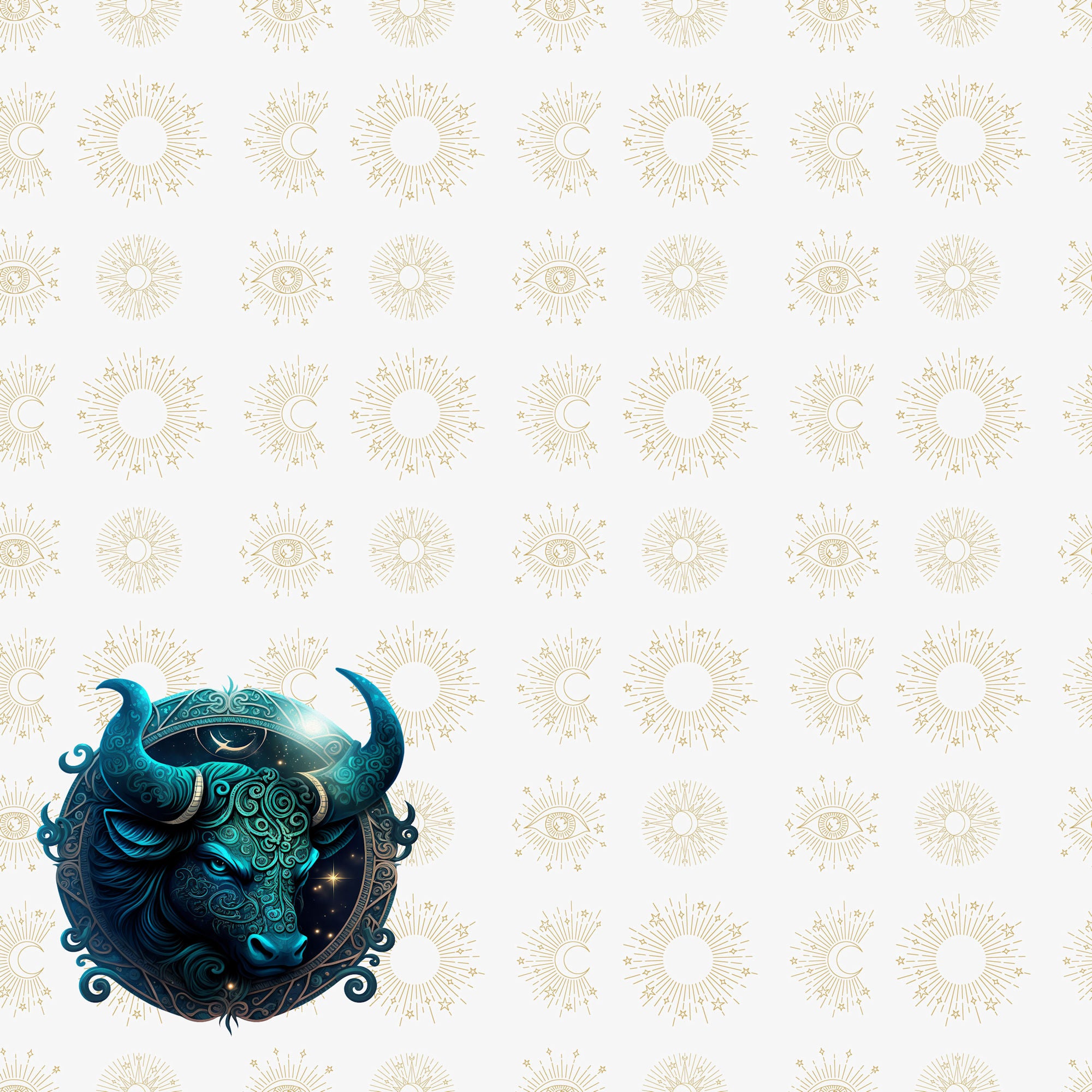 Astrology Collection Taurus 12 x 12 Double-Sided Scrapbook Paper by SSC Designs