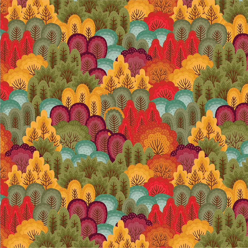 Autumn Vibes Collection Crunchy Leaves 12 x 12 Double-Sided Scrapbook Paper by Photo Play