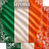 Around The World Collection Ireland Flag 12 x 12 Double-Sided Scrapbook Paper by SSC Designs