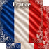 Around The World Collection France Flag 12 x 12 Double-Sided Scrapbook Paper by SSC Designs