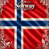 Around The World Collection Norway Flag 12 x 12 Double-Sided Scrapbook Paper by SSC Designs
