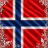 Around The World Collection Norway Flag 12 x 12 Double-Sided Scrapbook Paper by SSC Designs