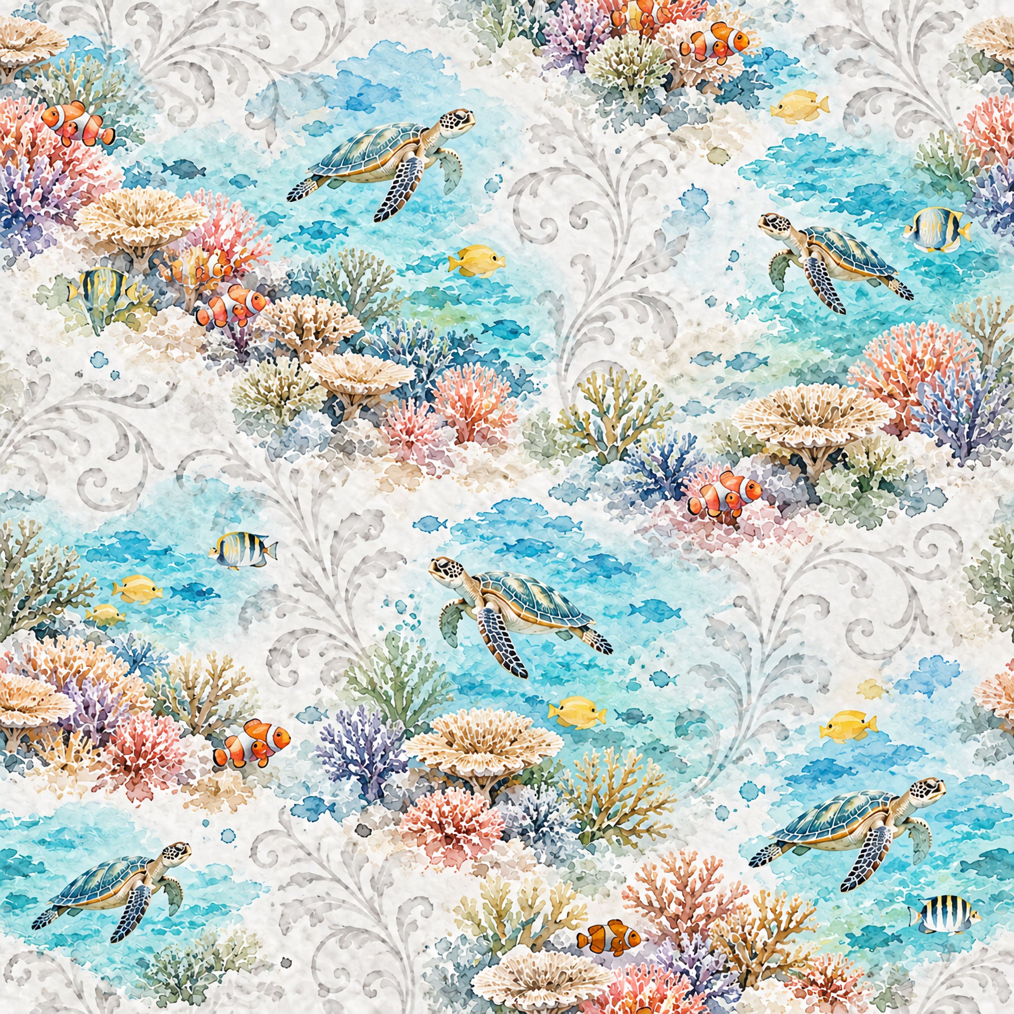 Around The World Collection Australia Great Barrier Reef 12 x 12 Double-Sided Scrapbook Paper by SSC Designs