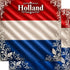 Around The World Collection Holland Flag 12 x 12 Double-Sided Scrapbook Paper by SSC Designs