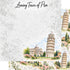 Around The World Collection Italy Tower of Pisa 12 x 12 Double-Sided Scrapbook Paper by SSC Designs
