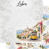 Around The World Collection Portugal Scenic Lisbon 12 x 12 Double-Sided Scrapbook Paper by SSC Designs