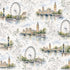 Around The World Collection United Kingdom London Eye 12 x 12 Double-Sided Scrapbook Paper by SSC Designs