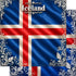Around The World Collection Iceland Flag 12 x 12 Double-Sided Scrapbook Paper by SSC Designs