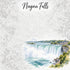 Around The World Collection Canada Niagara Falls 12 x 12 Double-Sided Scrapbook Paper by SSC Designs