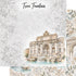 Around The World Collection Italy Trevi Fountain 12 x 12 Double-Sided Scrapbook Paper by SSC Designs