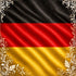 Around The World Collection Germany Flag 12 x 12 Double-Sided Scrapbook Paper by SSC Designs