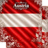Around The World Collection Austria Flag 12 x 12 Double-Sided Scrapbook Paper by SSC Designs