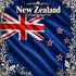 Around The World Collection New Zealand Flag 12 x 12 Double-Sided Scrapbook Paper by SSC Designs