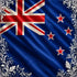Around The World Collection New Zealand Flag 12 x 12 Double-Sided Scrapbook Paper by SSC Designs