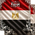 Around The World Collection Egypt Flag 12 x 12 Double-Sided Scrapbook Paper by SSC Designs