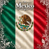 Around The World Collection Mexico Flag 12 x 12 Double-Sided Scrapbook Paper by SSC Designs