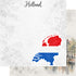 Around The World Collection Holland Amsterdam 12 x 12 Double-Sided Scrapbook Paper by SSC Designs