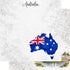 Around The World Collection Australia Canberra 12 x 12 Double-Sided Scrapbook Paper by SSC Designs