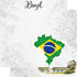 Around The World Collection Brazil Brasilia 12 x 12 Double-Sided Scrapbook Paper by SSC Designs
