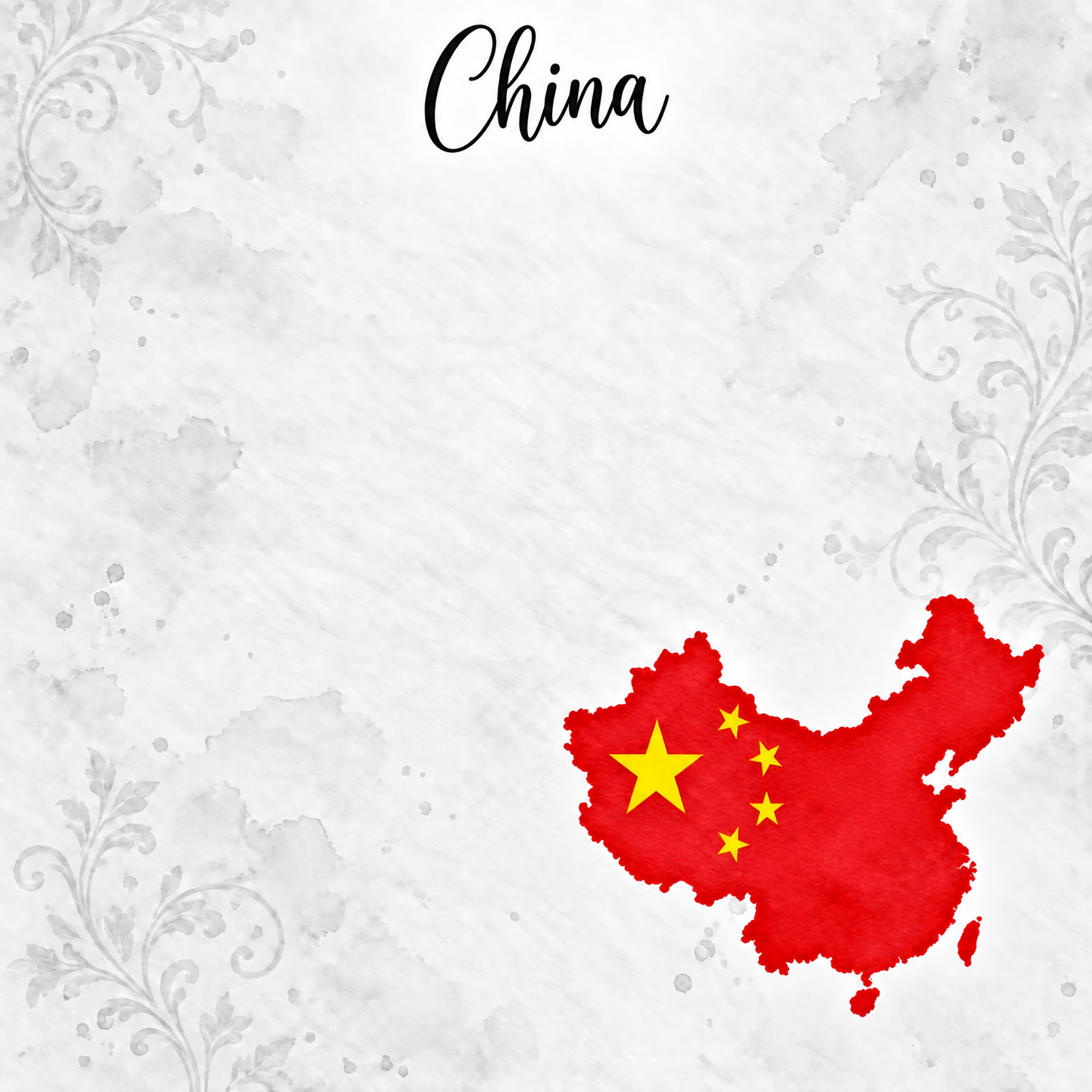 Around The World Collection China Beijing 12 x 12 Double-Sided Scrapbook Paper by SSC Designs
