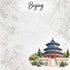 Around The World Collection China Beijing 12 x 12 Double-Sided Scrapbook Paper by SSC Designs