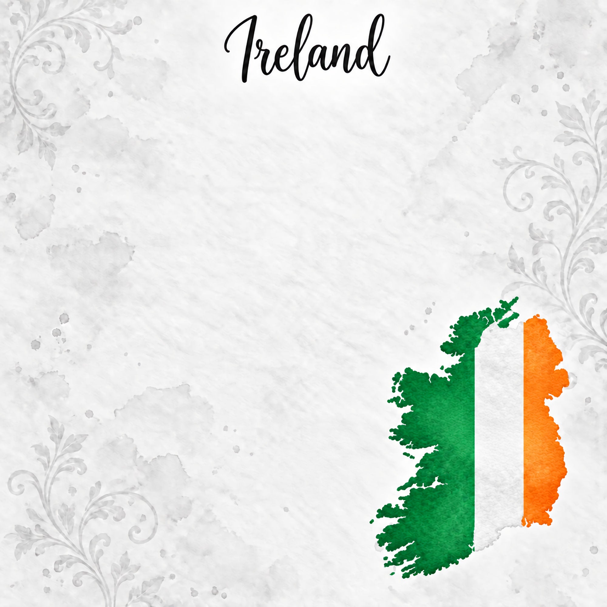 Around The World Collection Ireland Dublin 12 x 12 Double-Sided Scrapbook Paper by SSC Designs