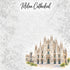 Around The World Collection Italy Milan Cathedral 12 x 12 Double-Sided Scrapbook Paper by SSC Designs