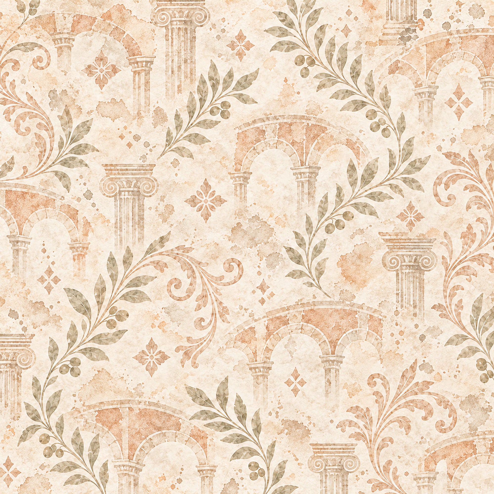 Around The World Collection Italy Colosseum 12 x 12 Double-Sided Scrapbook Paper by SSC Designs
