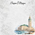 Around The World Collection Morocco Hassan II Mosque 12 x 12 Double-Sided Scrapbook Paper by SSC Designs