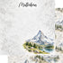 Around The World Collection Switzerland Matterhorn 12 x 12 Double-Sided Scrapbook Paper by SSC Designs