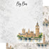 Around The World Collection United Kingdom Big Ben 12 x 12 Double-Sided Scrapbook Paper by SSC Designs