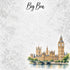 Around The World Collection United Kingdom Big Ben 12 x 12 Double-Sided Scrapbook Paper by SSC Designs