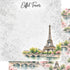 Around The World Collection France Eiffel Tower 12 x 12 Double-Sided Scrapbook Paper by SSC Designs