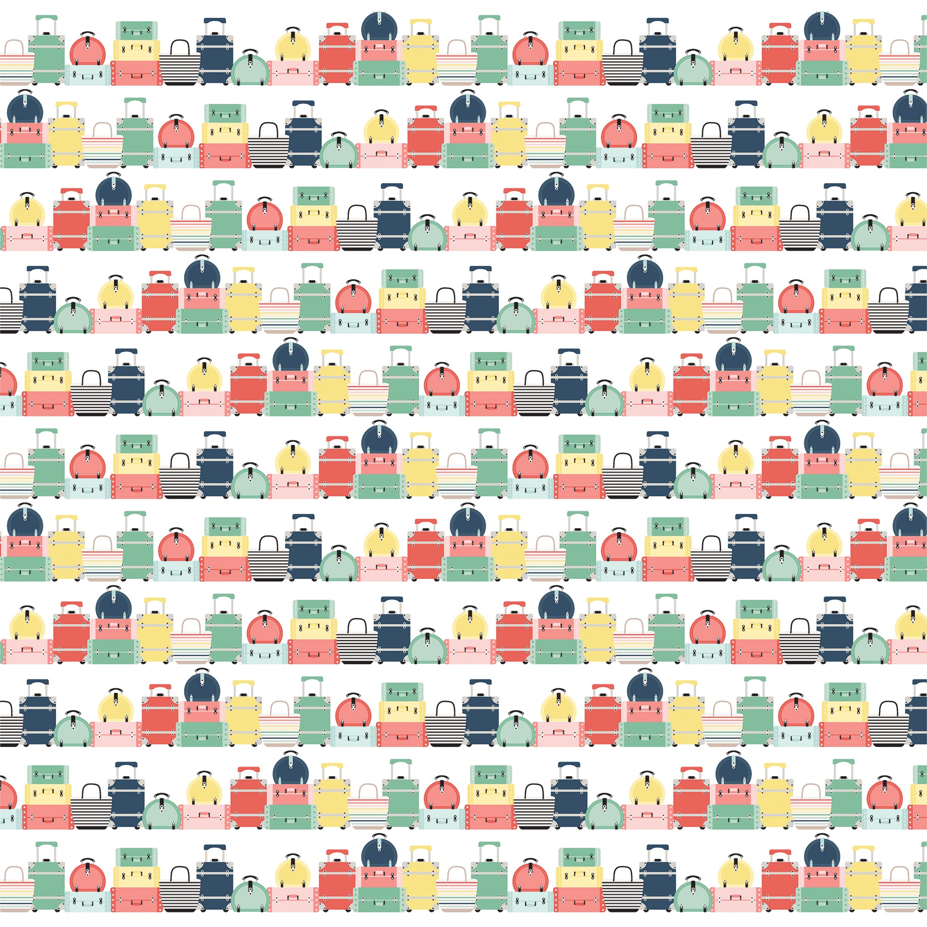 Away We Go Collection Pack Your Bags 12 x 12 Double-Sided Scrapbook Paper by Echo Park Paper