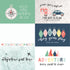 Away We Go Collection 6x4 Journaling Cards 12 x 12 Double-Sided Scrapbook Paper by Echo Park Paper