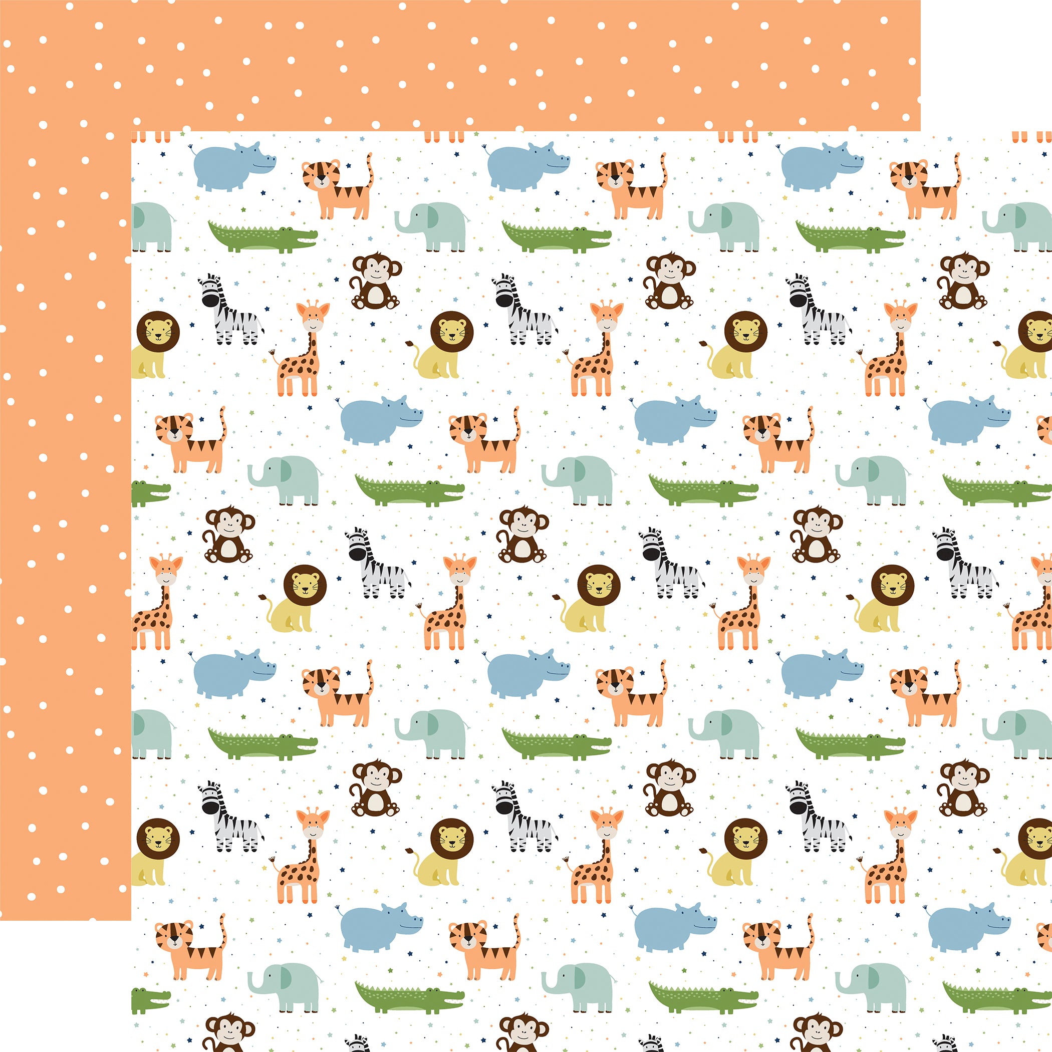 Baby Boy Collection Pack by Echo Park Paper 13-Piece Collection-12 Papers, 1 Sticker