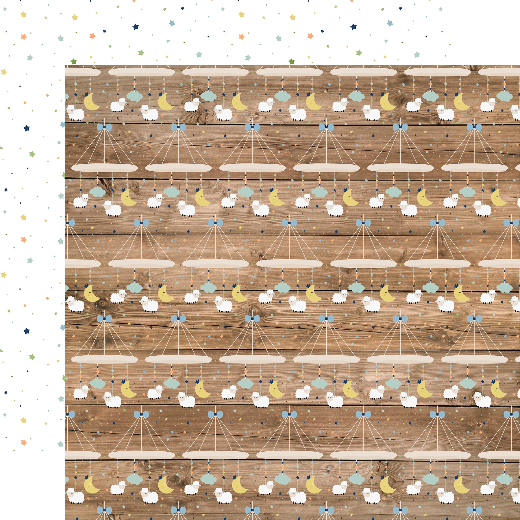 Baby Boy Collection Pack by Echo Park Paper 13-Piece Collection-12 Papers, 1 Sticker