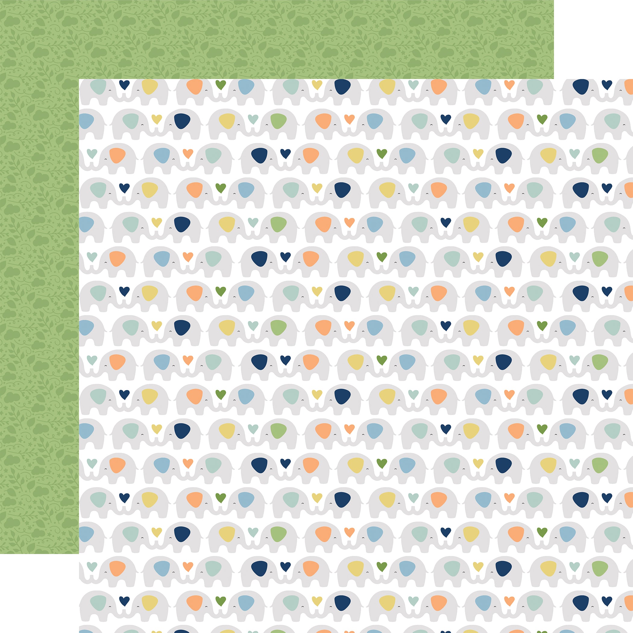 Baby Boy Collection Pack by Echo Park Paper 13-Piece Collection-12 Papers, 1 Sticker