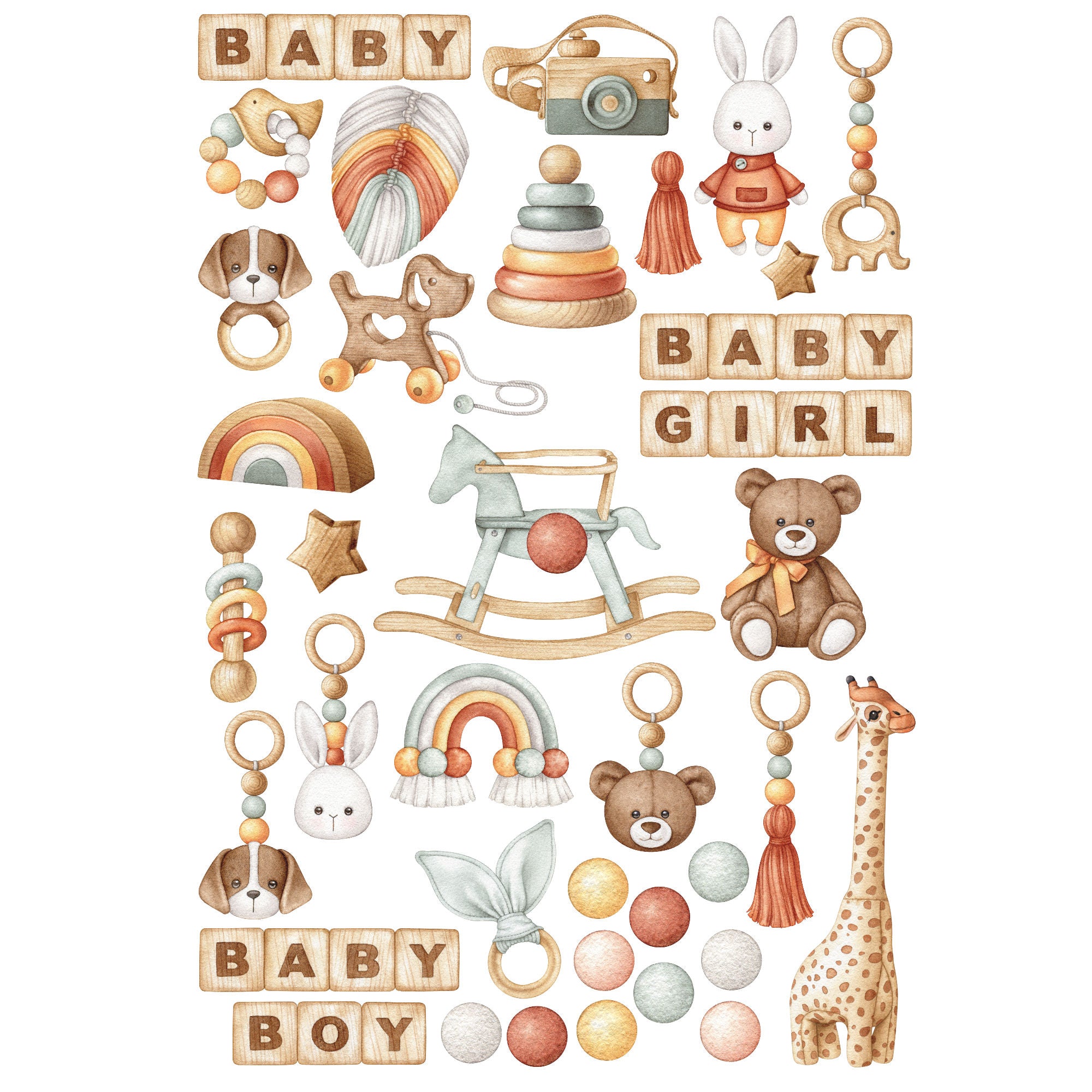 Oh, Baby! 12 x 12 Scrapbook Paper & Embellishment Kit by SSC Designs
