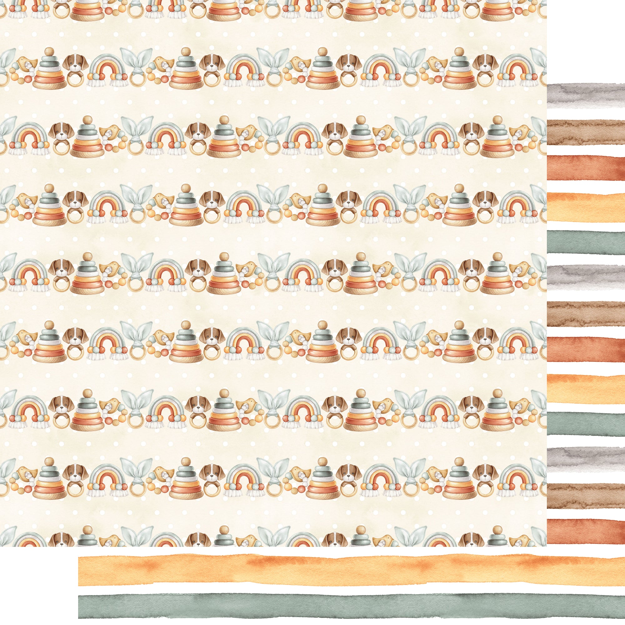 Oh, Baby! 12 x 12 Scrapbook Paper & Embellishment Kit by SSC Designs