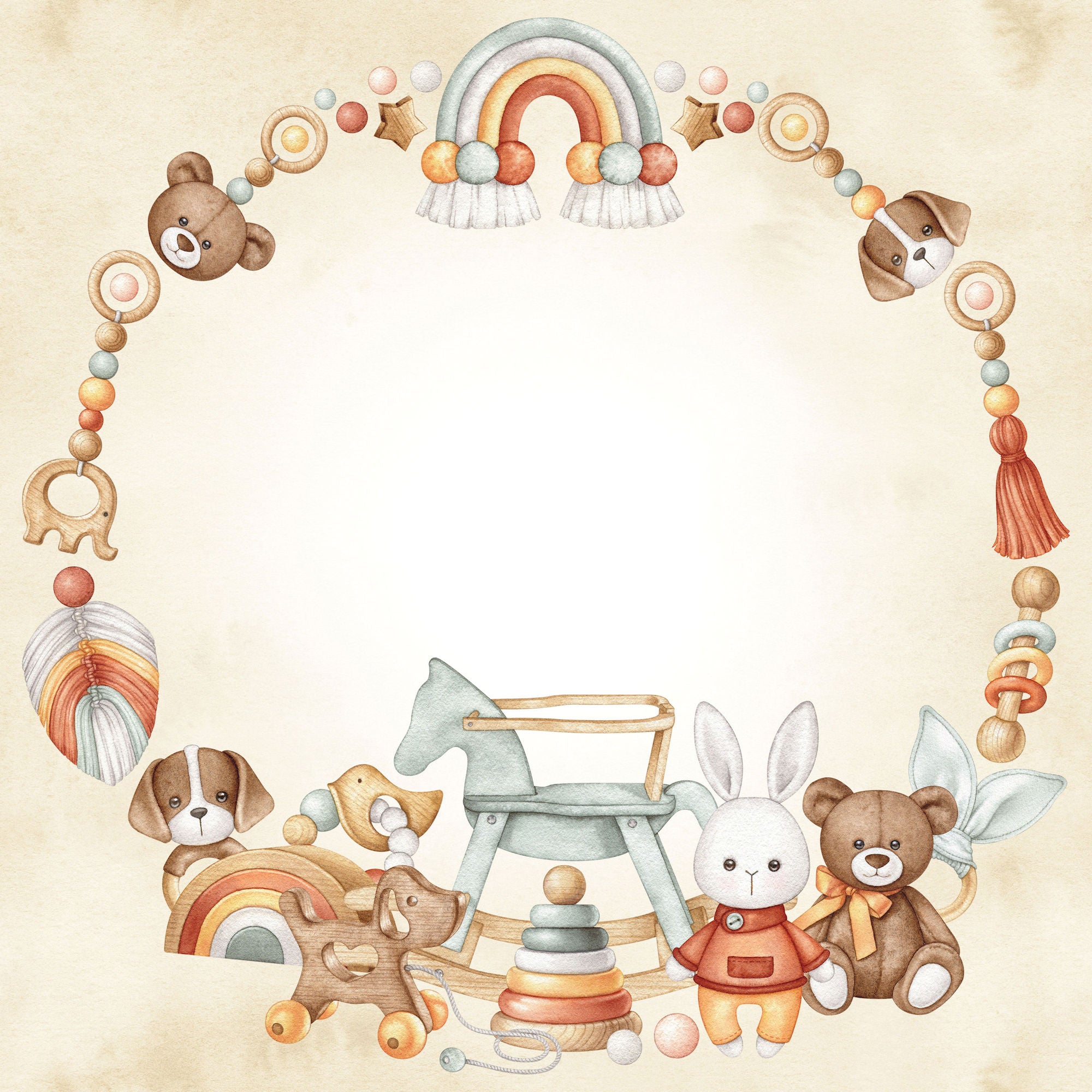 Oh, Baby! Collection Tiny Wonders 12 x 12 Double-Sided Scrapbook Paper by SSC Designs