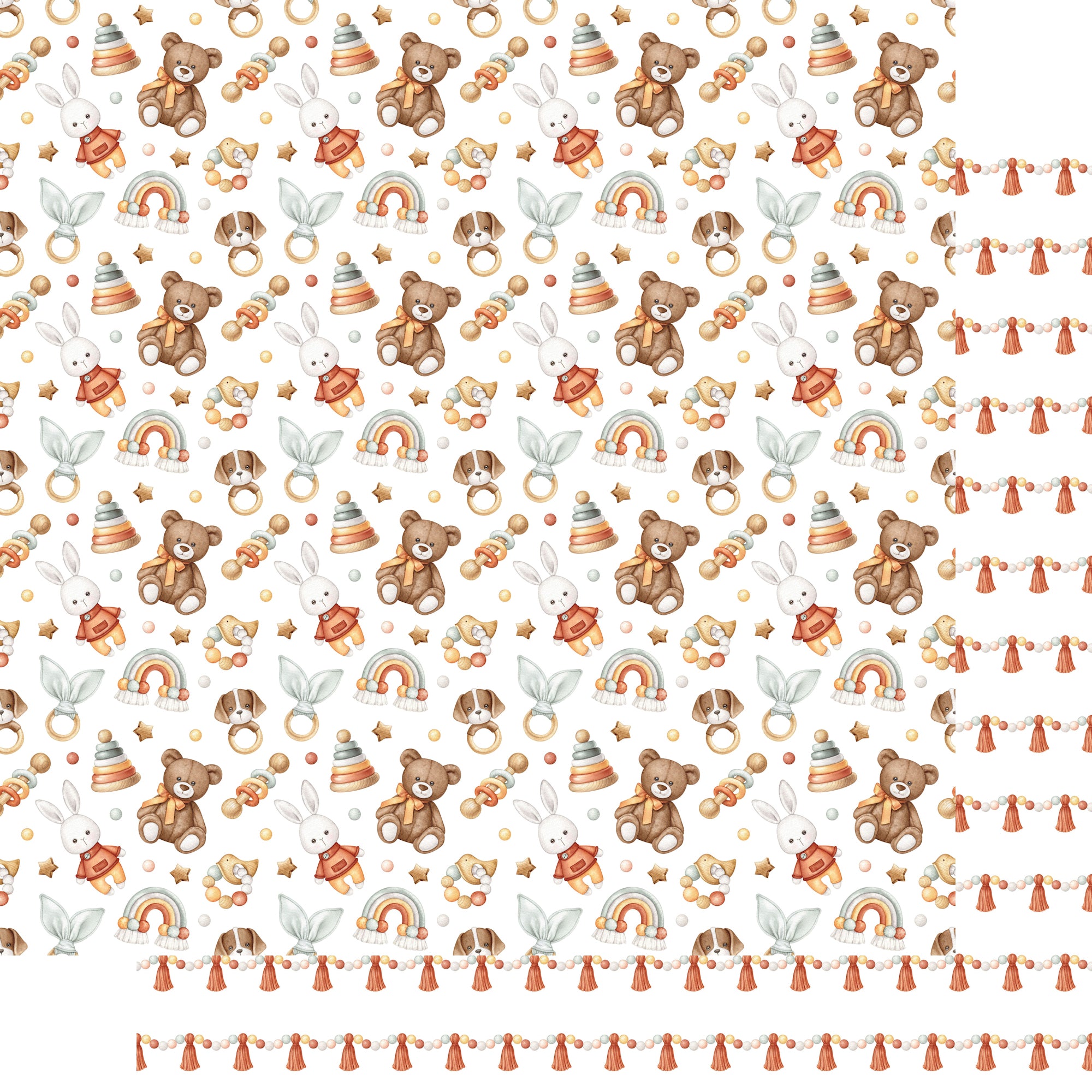 Oh, Baby! 12 x 12 Scrapbook Paper & Embellishment Kit by SSC Designs