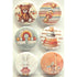 Oh, Baby! Collection Button Bubbles 1" Self-Adhesive Scrapbook Embellishments by MH Flair & More
