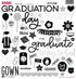 Cap & Gown Collection 12 x 12 Chipboard Scrapbook Sticker Sheet by Doodlebug Design - Scrapbook Supply Companies