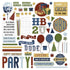 Birthday Bash Collection 12 x 12 Cardstocker Sticker Sheet by Pack by Photo Play Paper