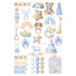 Oh, Baby Boy! Collection Laser Cut Scrapbook Ephemera Embellishments by SSC Designs