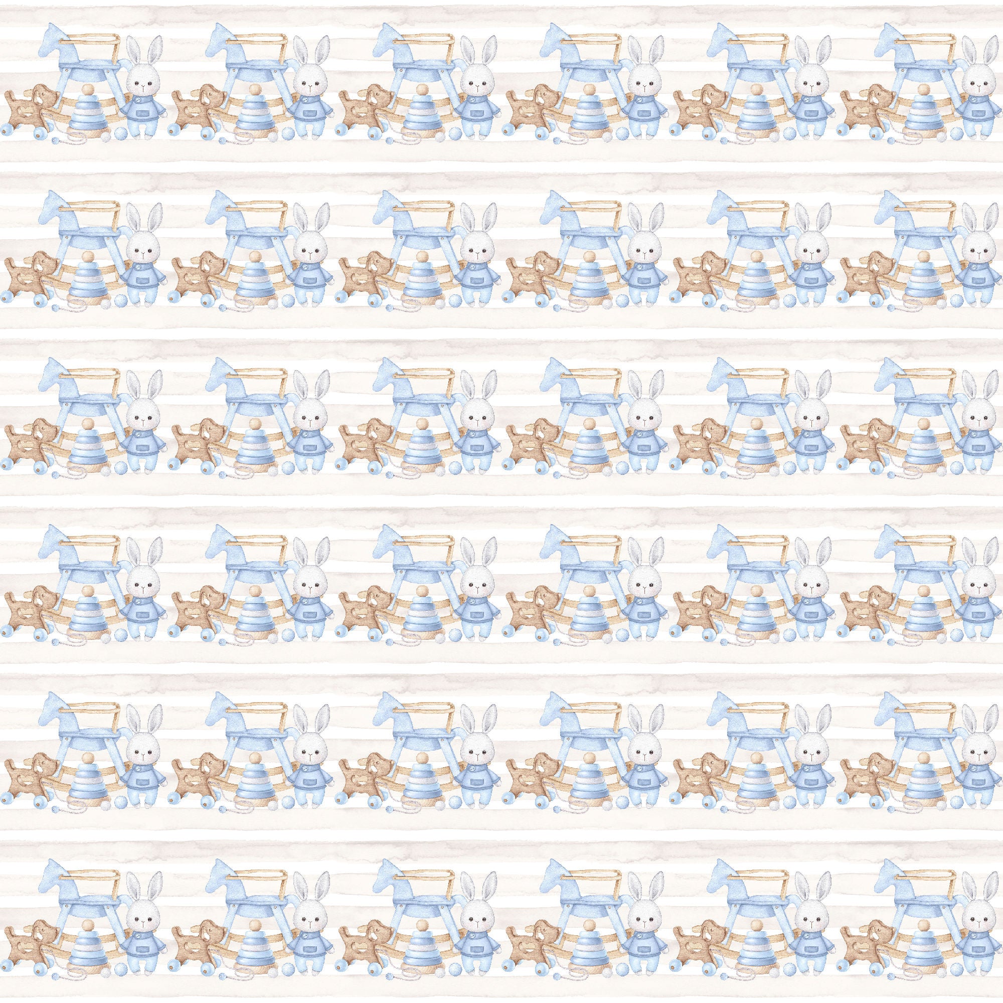 Oh, Baby Boy! Collection Sweet Baby Blue 12 x 12 Double-Sided Scrapbook Paper by SSC Designs