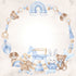 Oh, Baby Boy! Collection Snuggle Bunny 12 x 12 Double-Sided Scrapbook Paper by SSC Designs
