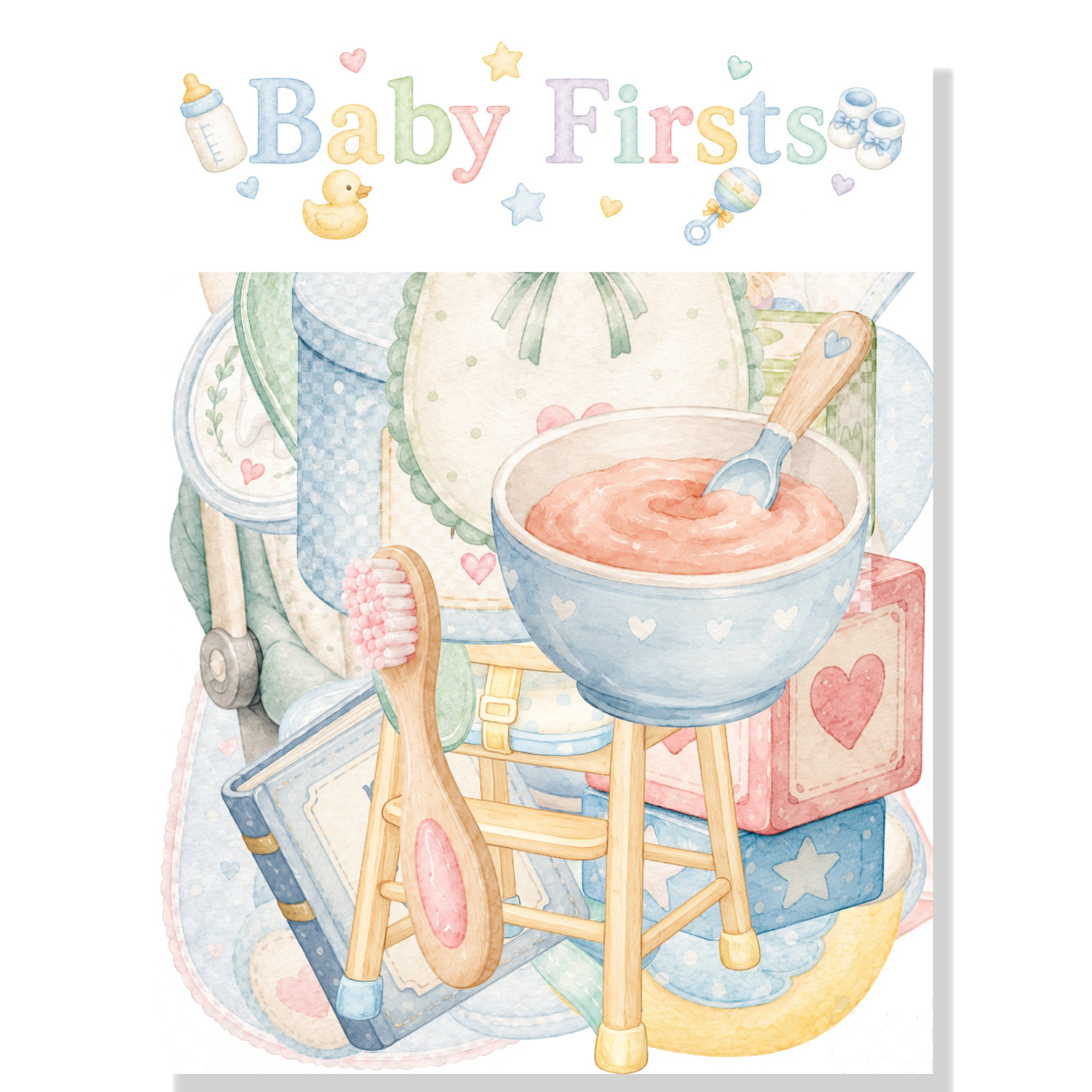 Baby Firsts 12 x 12 Scrapbook Paper & Embellishment Kit by SSC Designs